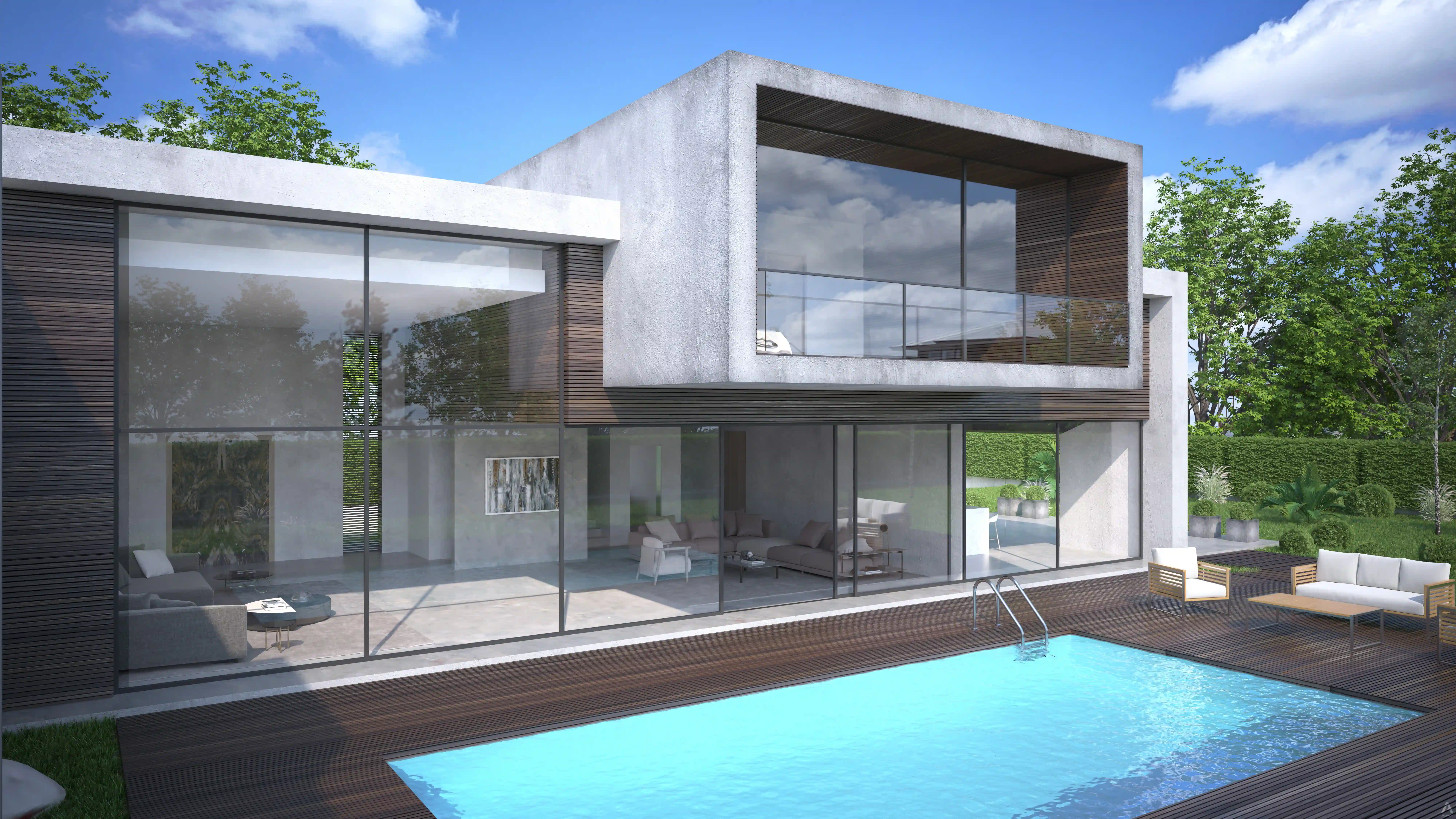 MB-MT50N aluminium curtain wall system for commercial and residential facades by RA HOUSE