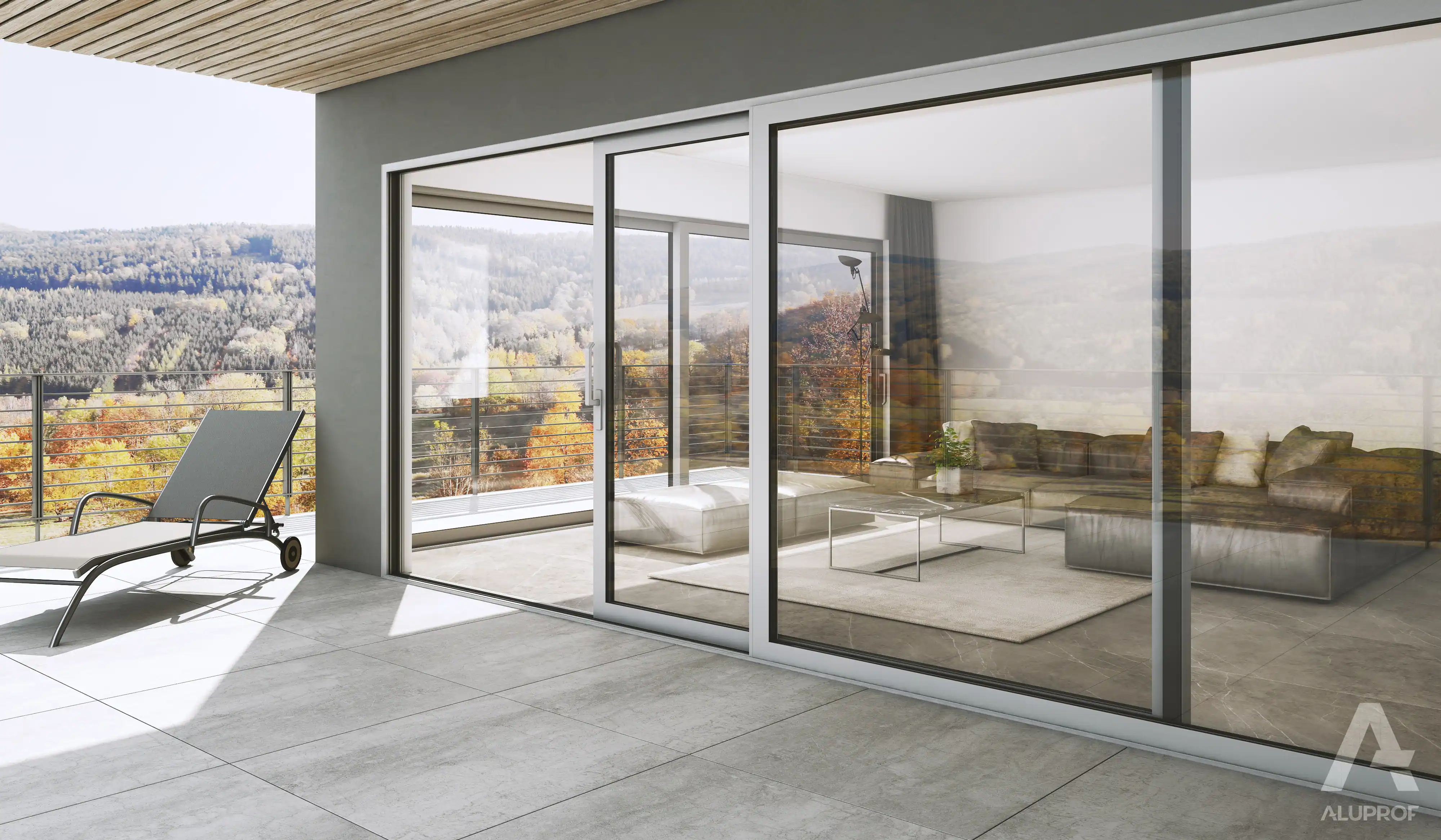 MB-59HS aluminium sliding door system for residential and commercial use by RA HOUSE