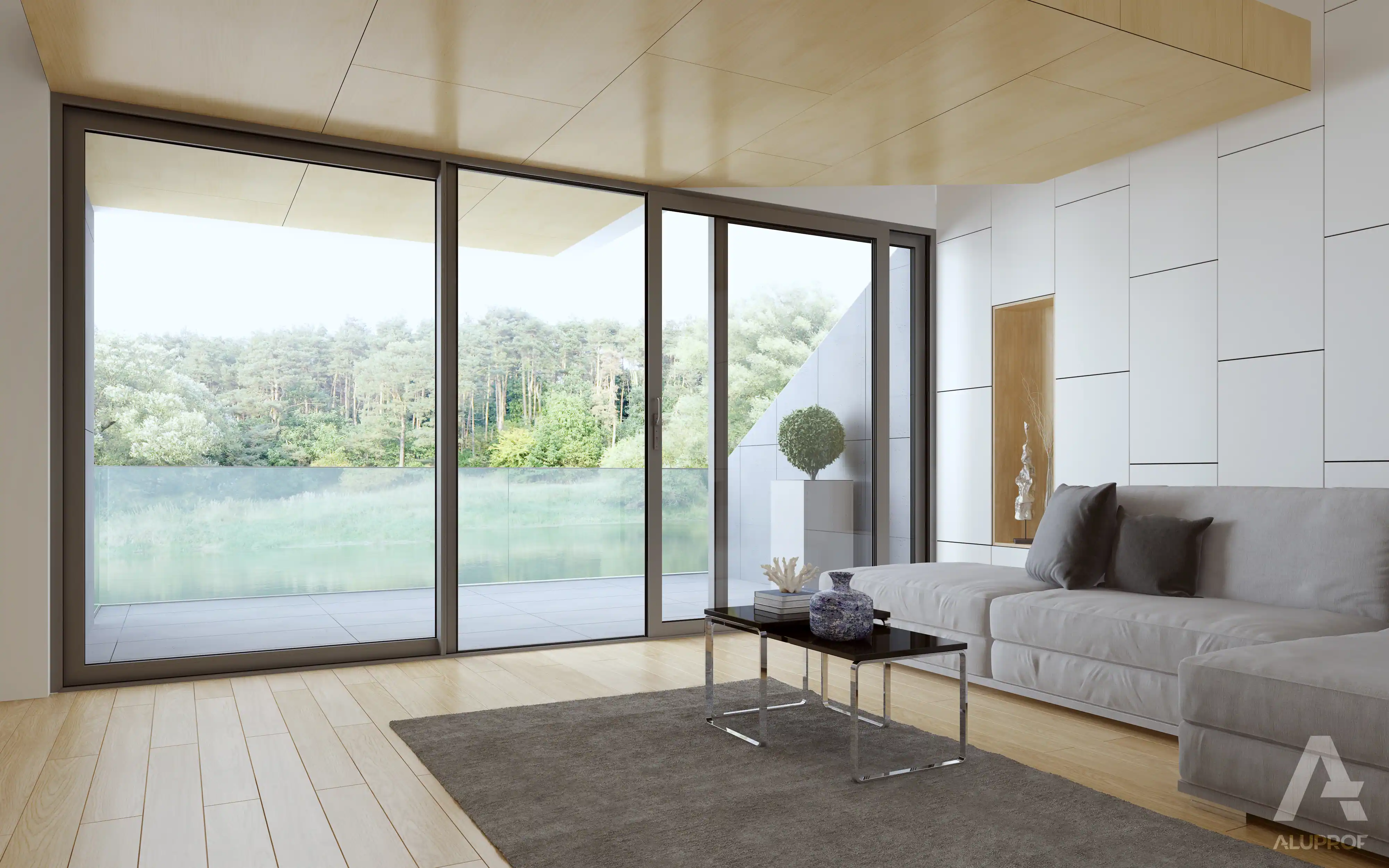 MB-59HS aluminium sliding door system for residential and commercial use by RA HOUSE