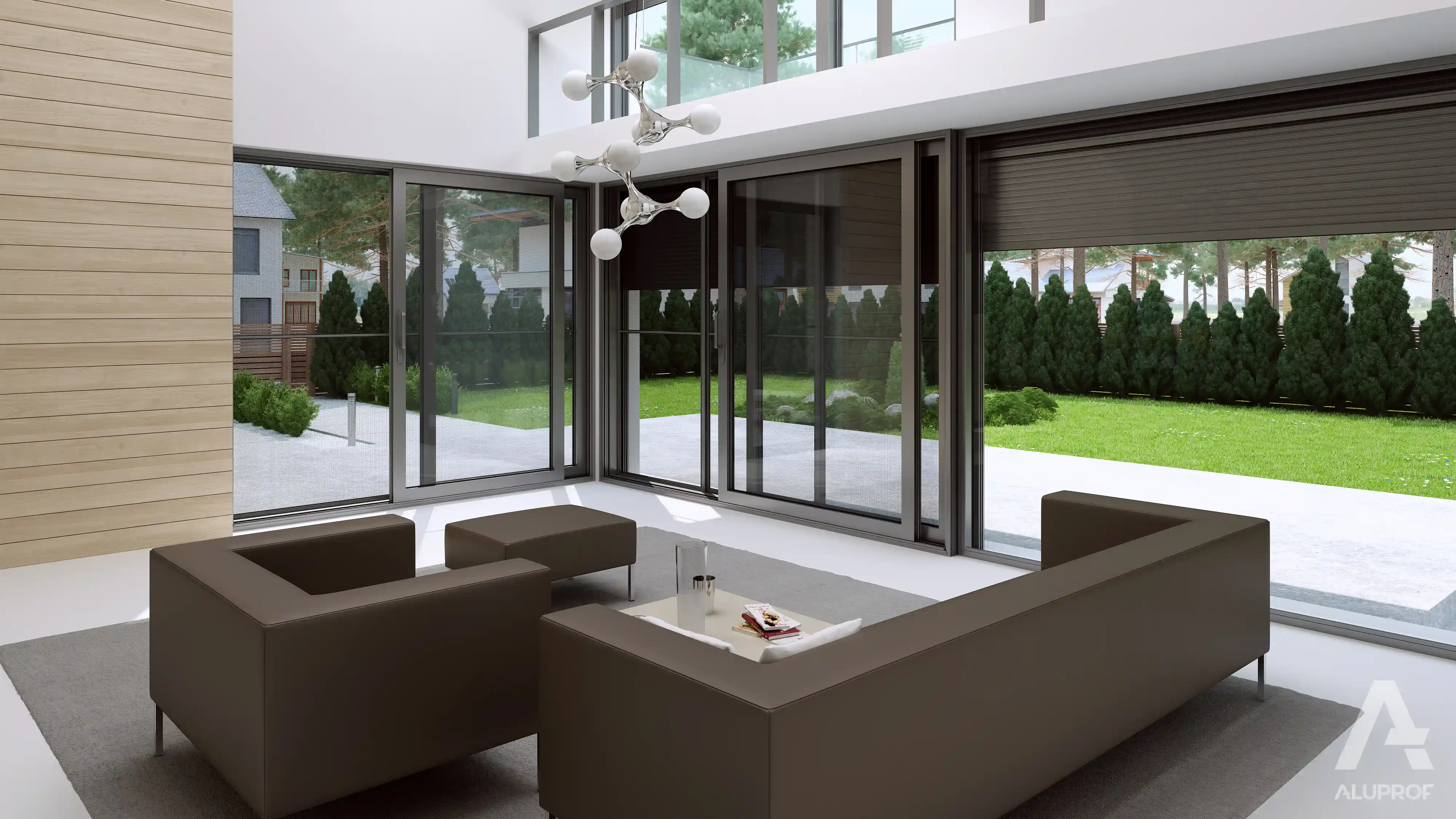 Sliding insect screens sun shading system RA HOUSE
