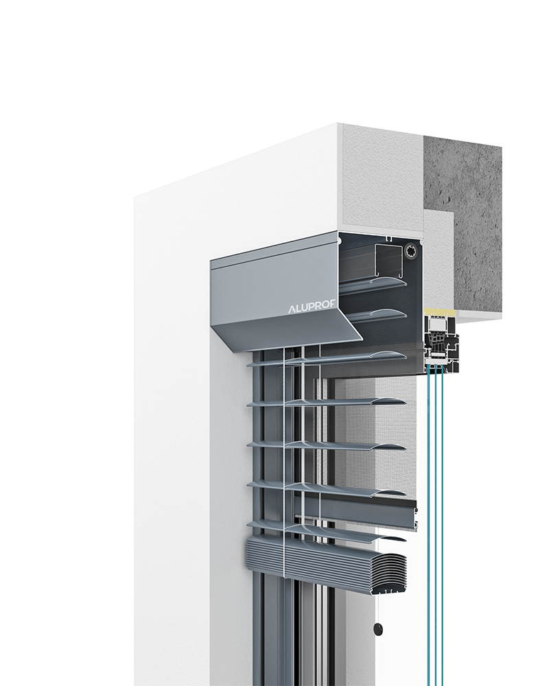 Aluprof external Venetian blinds sun shading system RA HOUSE