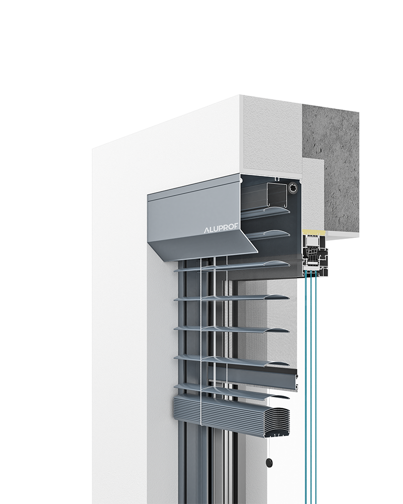 Aluprof external Venetian blinds sun shading system RA HOUSE