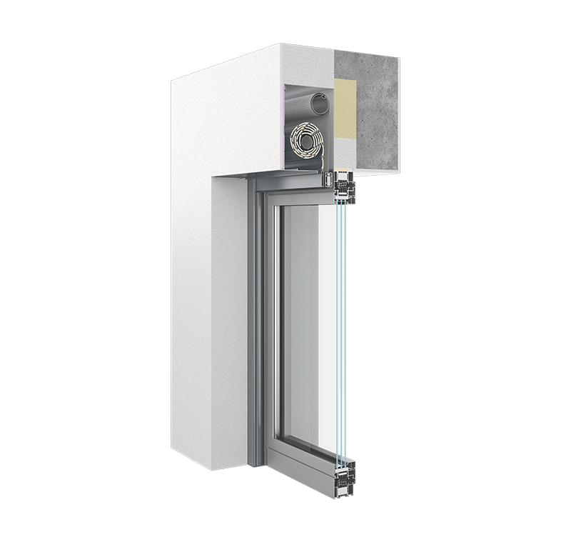 Aluprof SkyTwin roller shutters sun shading system RA HOUSE