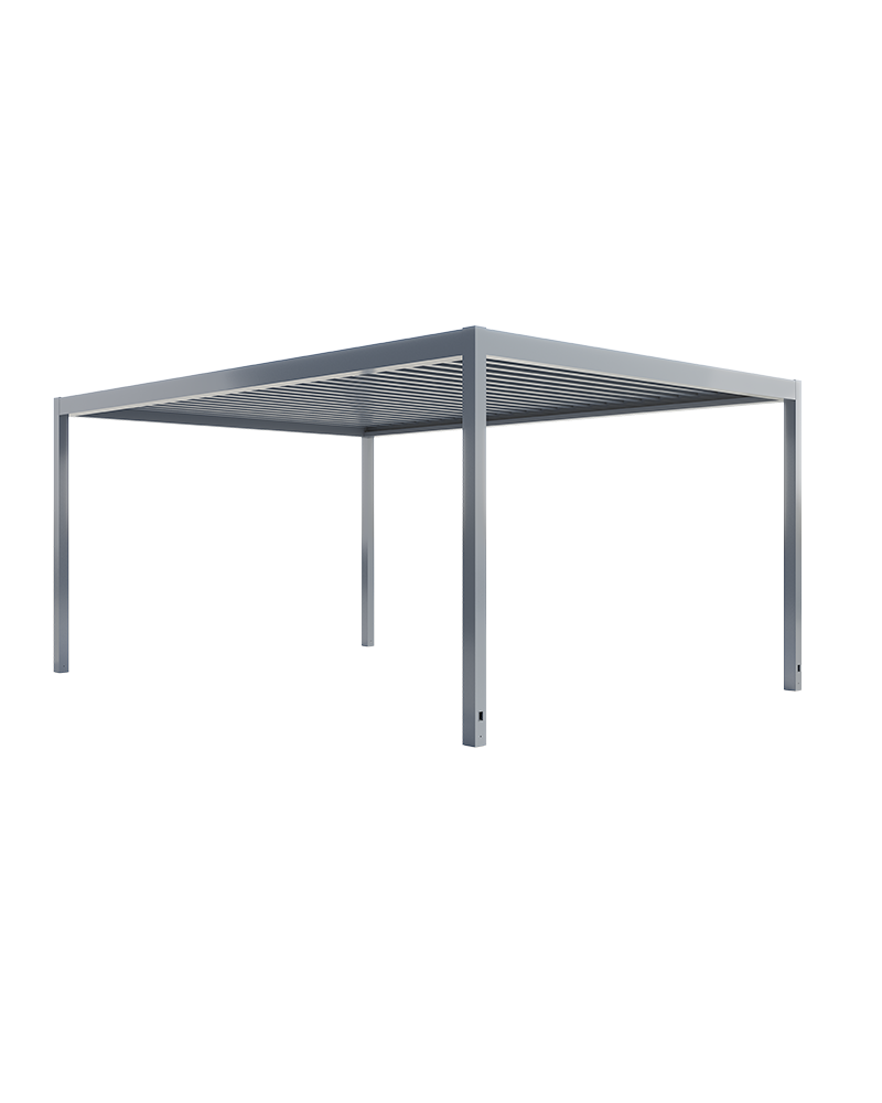 MB-OpenSky 120 aluminium pergola system for functional outdoor shading by RA HOUSE