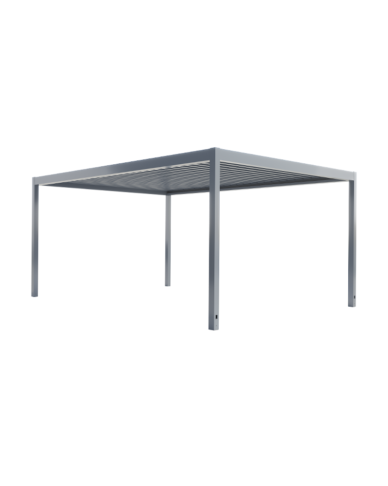 MB-OpenSky 120 aluminium pergola system for functional outdoor shading by RA HOUSE