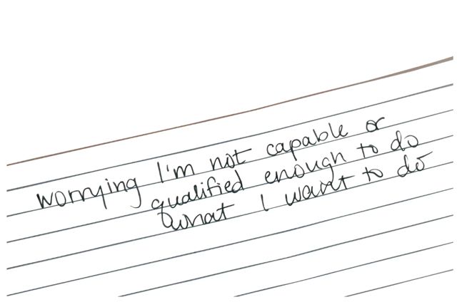 Handwritten card 5