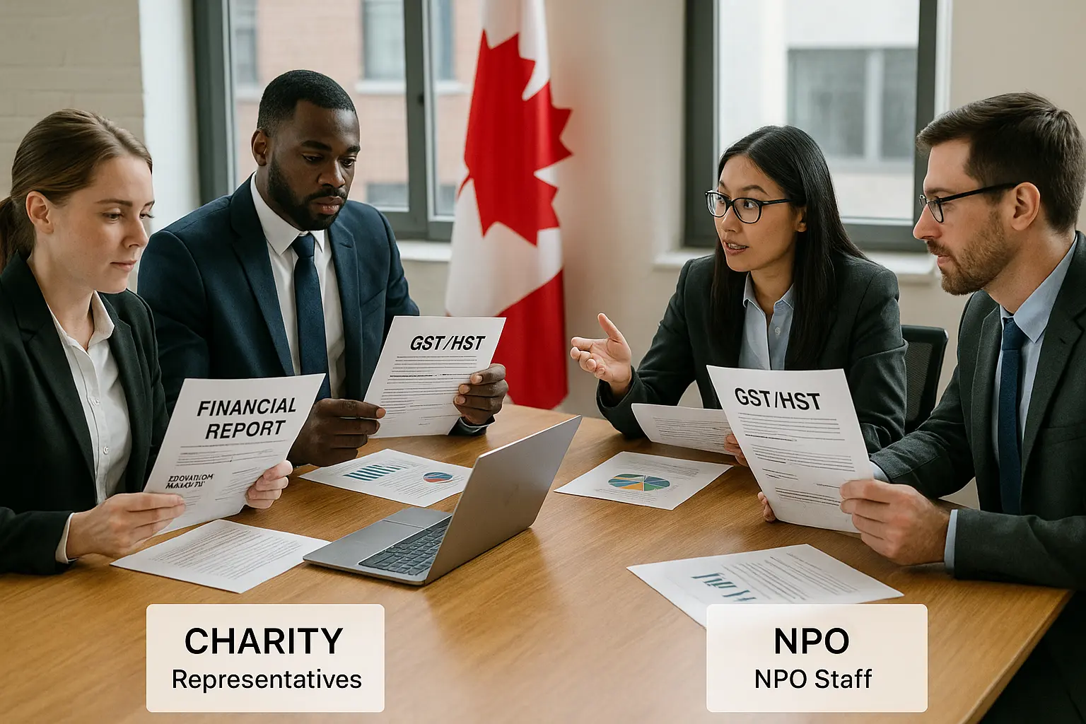 Tax Exemptions, Reporting, and GST/HST: Canadian Charities vs. NPO