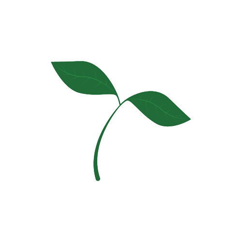 Icon eines grünen Blatts, Symbol für Nachhaltigkeit bei Lumosa