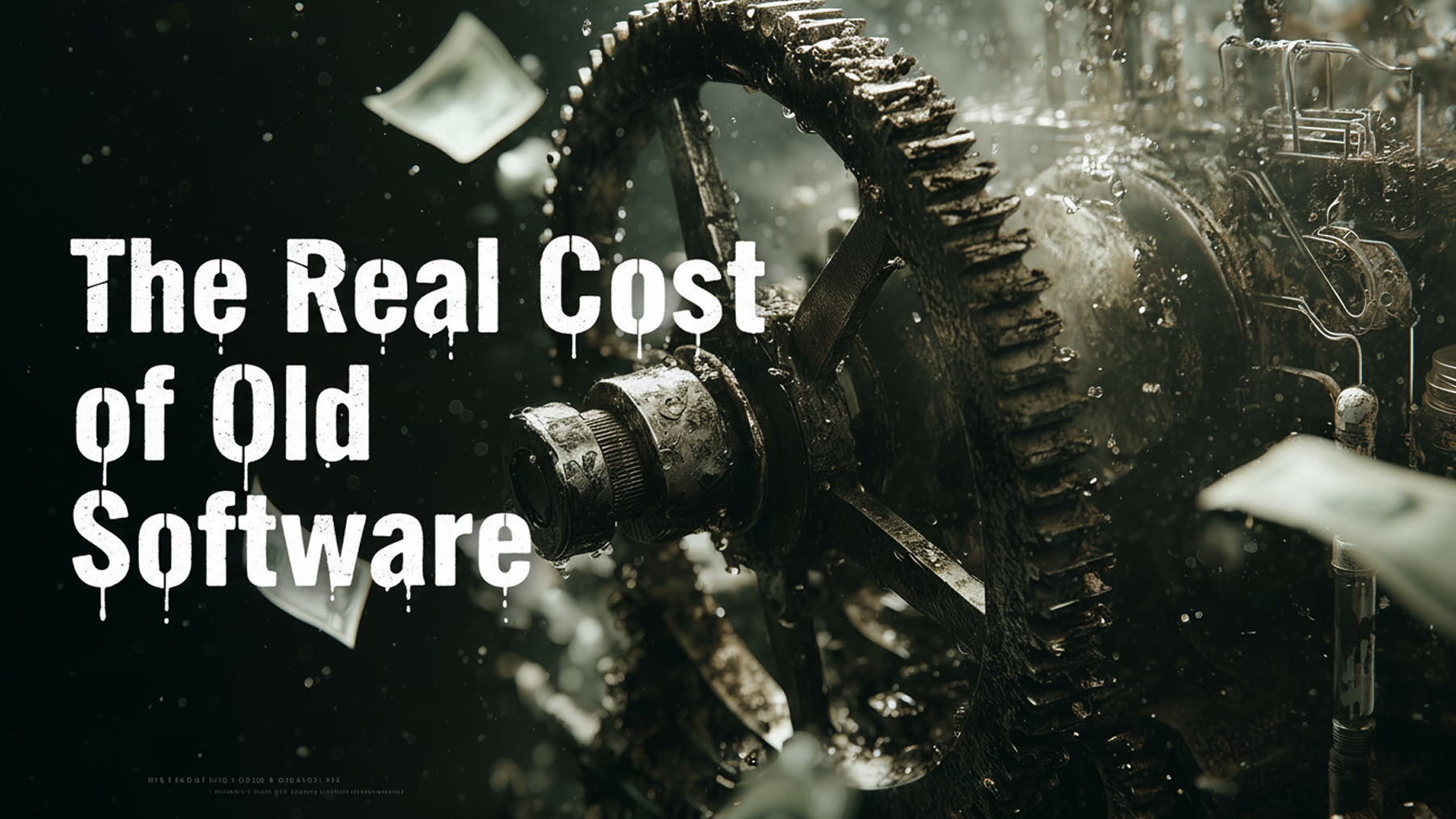 Illustration of slow legacy system causing workflow bottlenecks