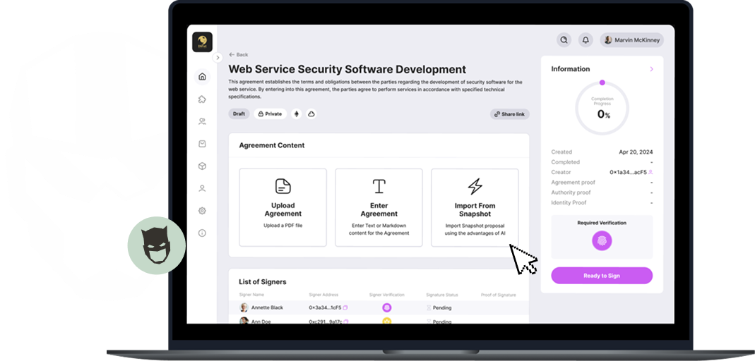 Blockchain infrastructure deployment and vaas