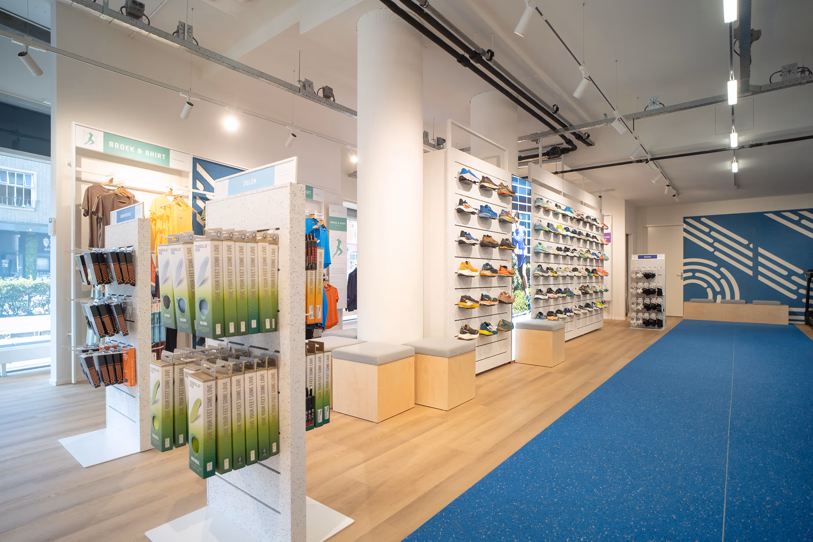 Runnersworld - Interior view 4 - Sustainable design by SWOODA for Runnersworld