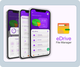 eDrive: Cloud File Manager for Secure Storage
