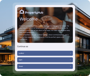 PropertyHub: Real Estate Platform for Landlords, Agents & Tenants