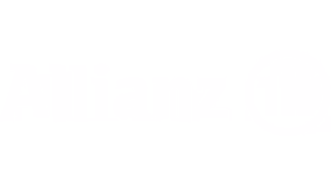 Allianz company logo with blue text and icon on white background.