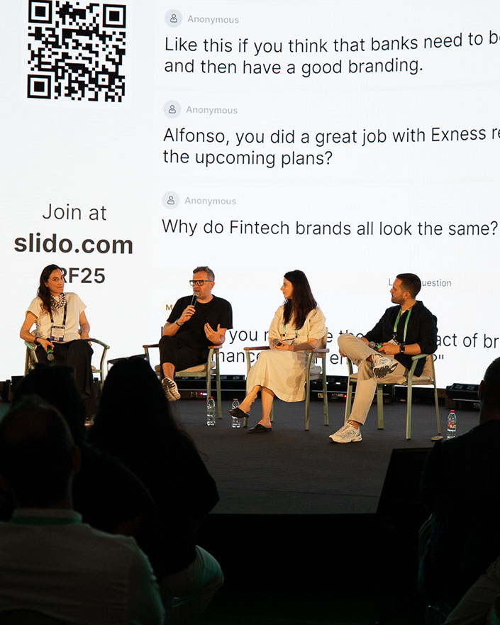 Panel in progress – diverse perspectives on innovation.