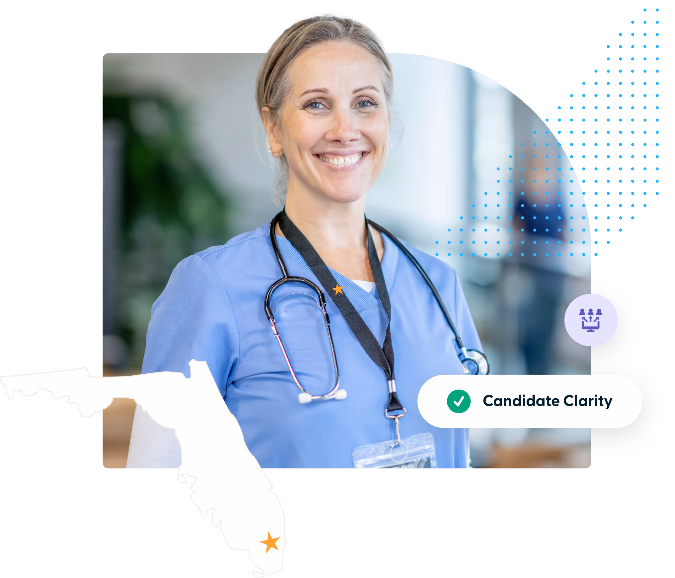 smiling nurse in Florida