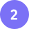 Circular purple icon with the white number 2 centered inside.