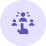 purple icon with multiple people