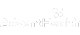 AdventHealth logo with stylized four-petal icon on left
