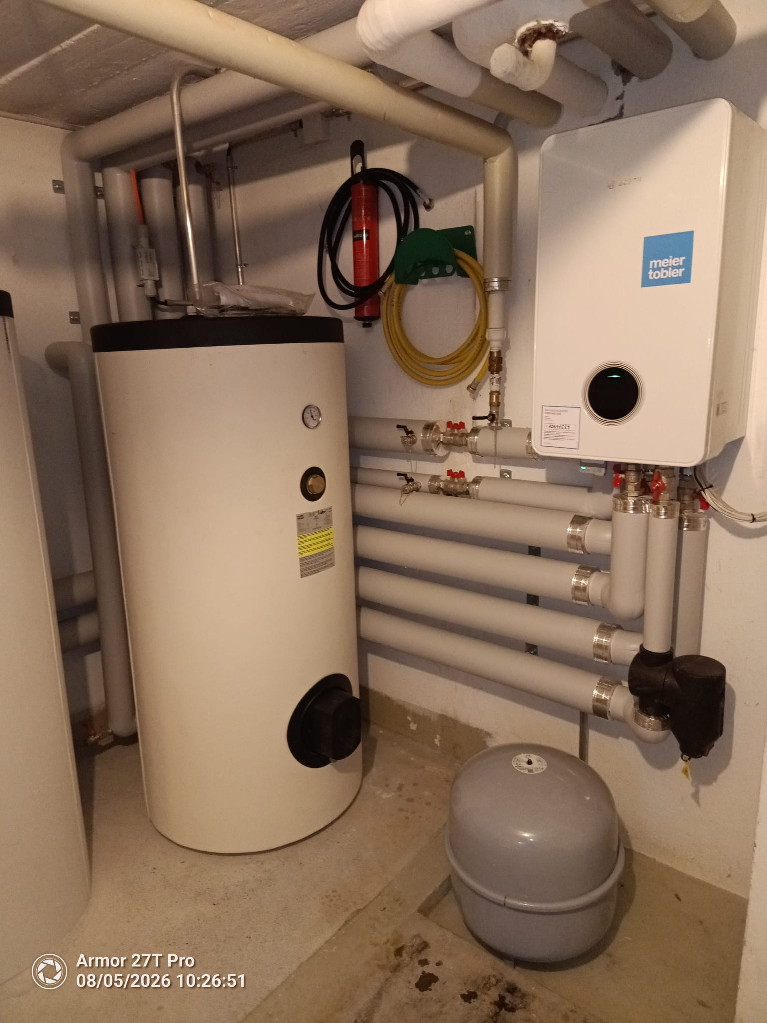 Luft/Wasser-Wärmepumpe im Einfamilienhaus an der Lägernstrasse in Dübendorf