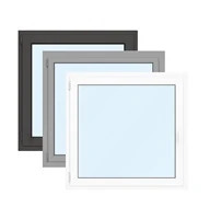 Fenster-Varianten in Weiß, Grau und Anthrazit