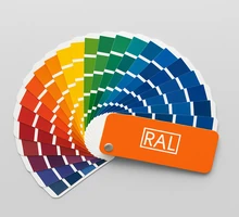 Übersicht der RAL-Farben als Fächer für Carports und Garagenpaneelen