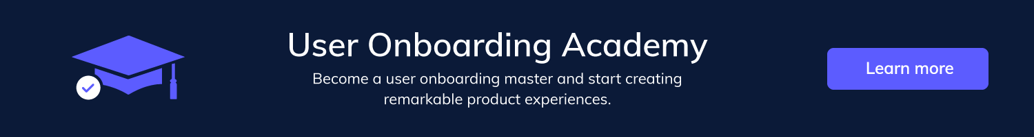 User onboarding academy 
