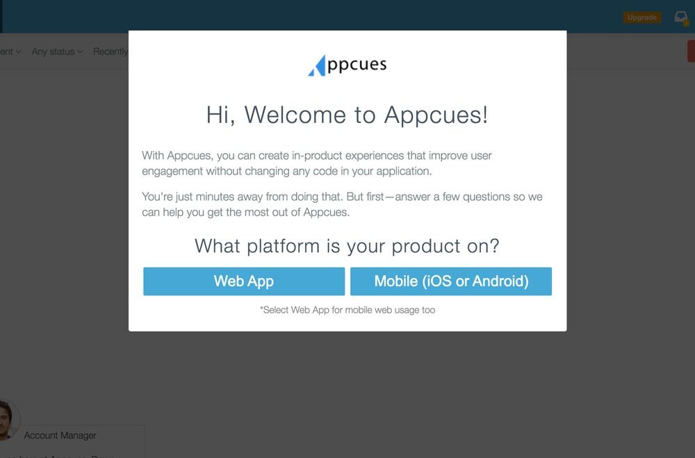 Appcues user onboarding 1