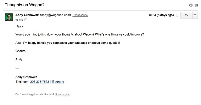 wagon survey