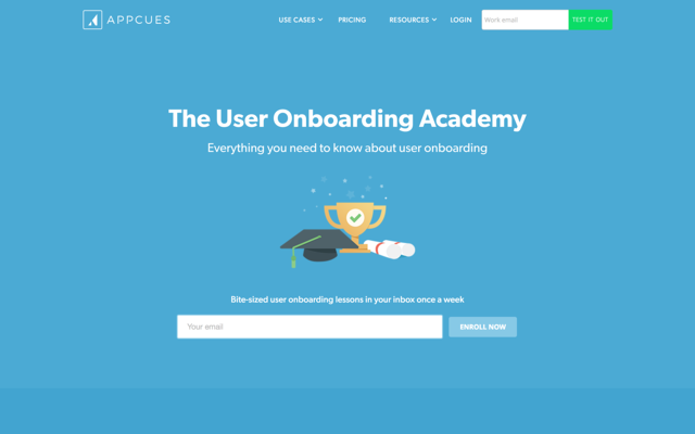 appcues user onboarding academy