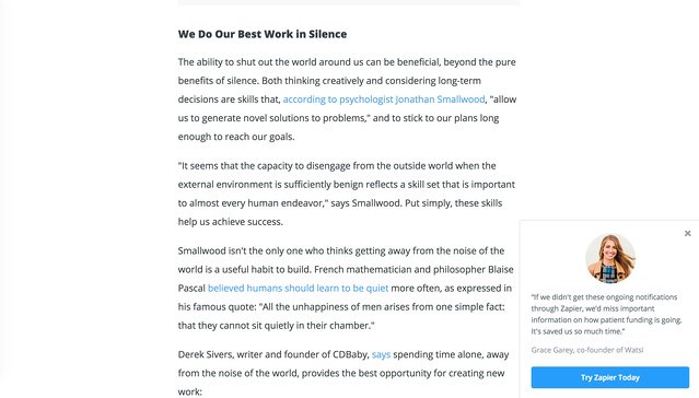 zapier free trial blog cta