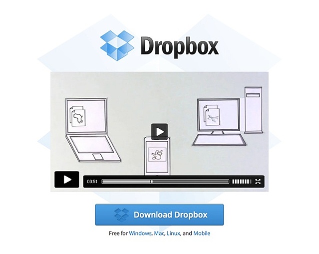 Dropbox video email