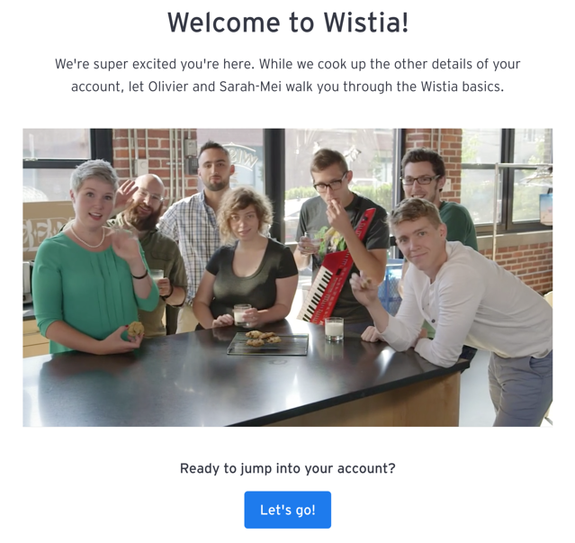 user onboarding customer support greeting