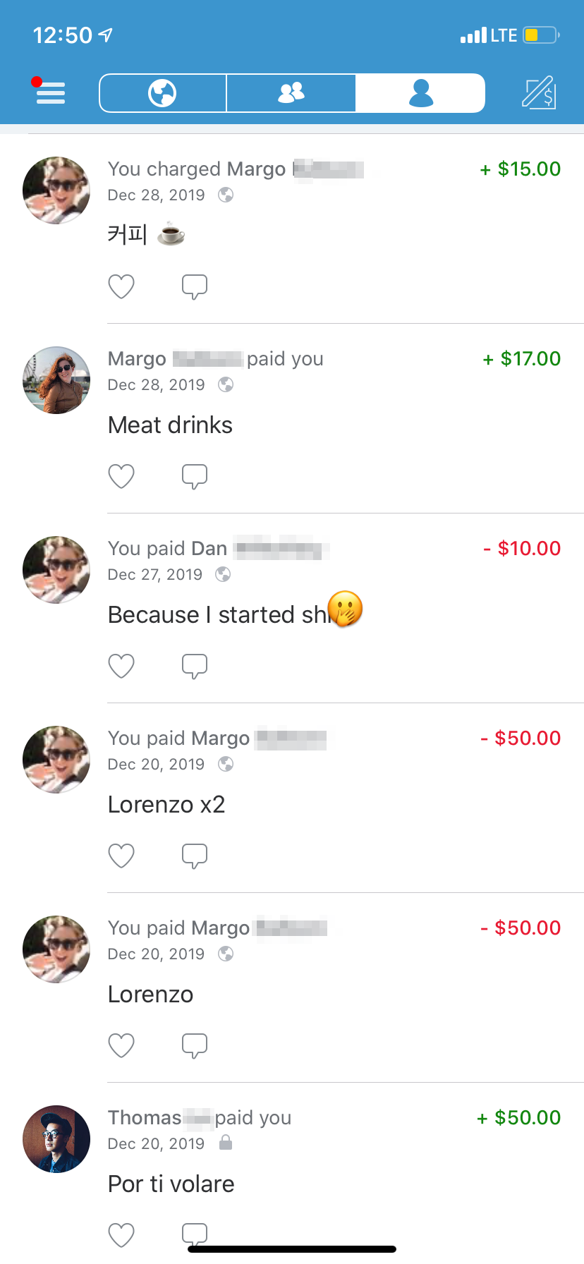 venmo transactions money transfer app