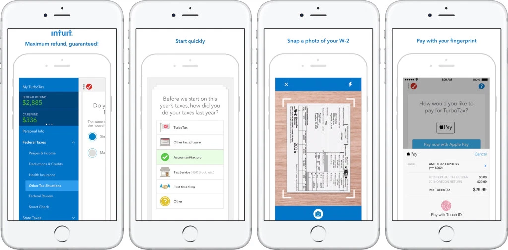 turbotax mobile app take a photo of your w2 omnichannel ux