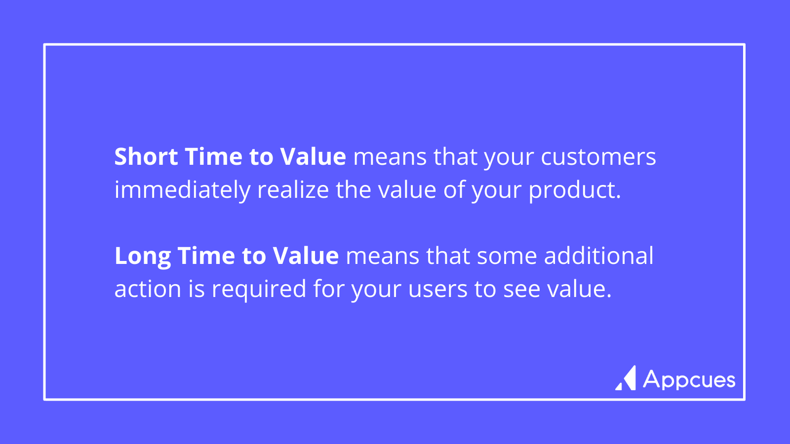 Time to Value Definitions