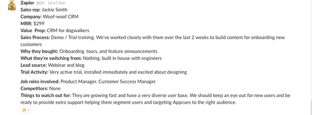 Sales Feedback Form