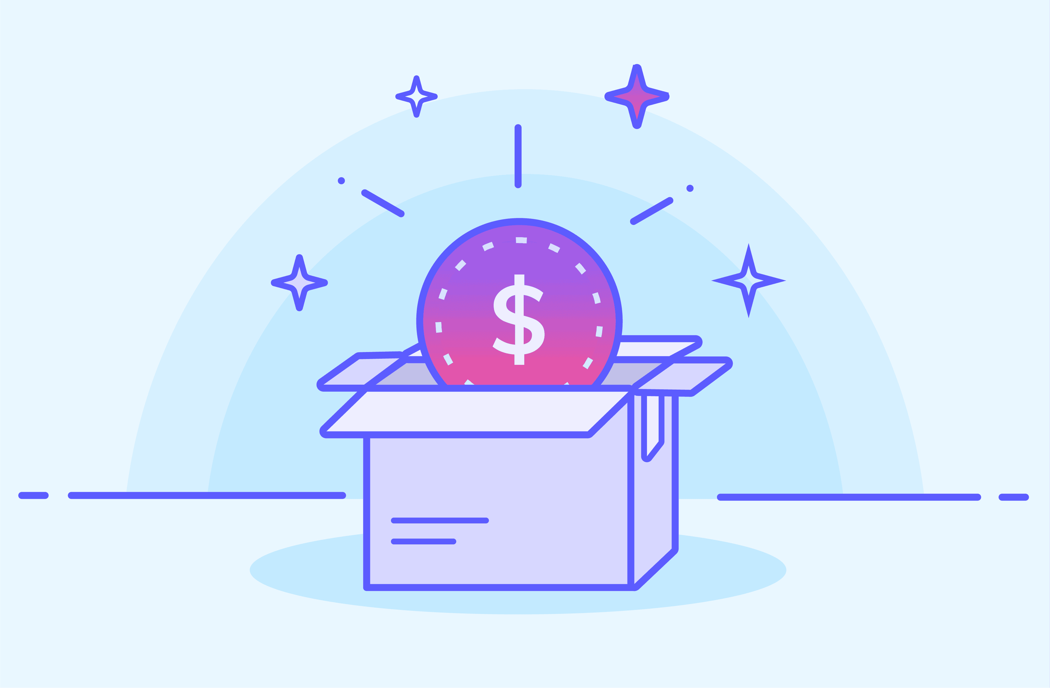 Icon for purchasing out of the box software