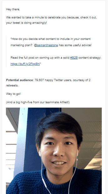 buffer retention email
