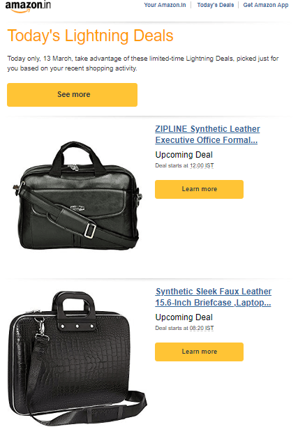 amazon retention email