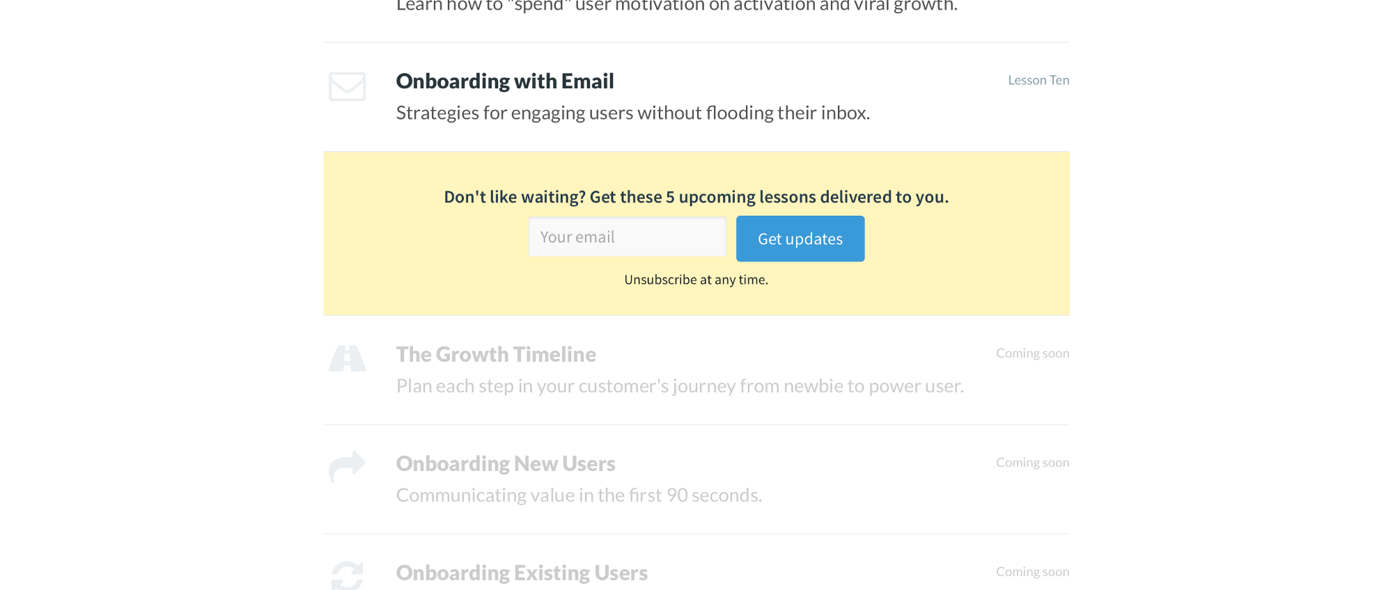 appcues onboarding academy lessons