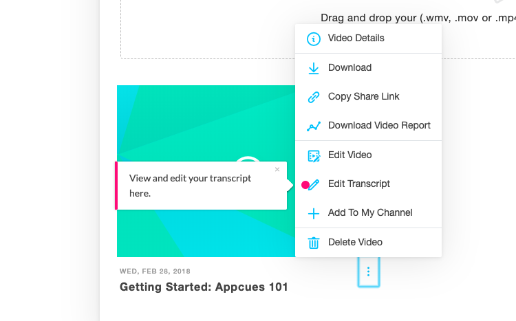 gotowebinar feature walkthrough tour tooltip made with appcues