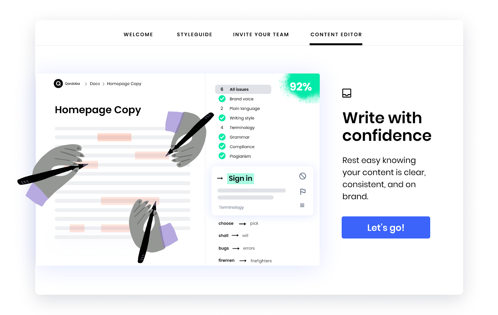 best user onboarding flow made with appcues top menu bar modal