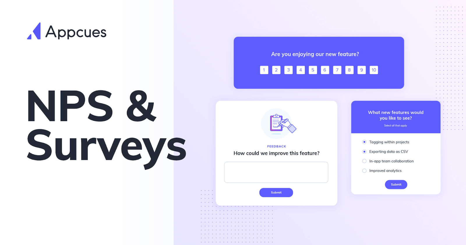 Appcues NPS and Surveys