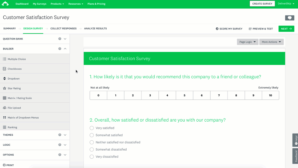 product management tools SurveyMonkey