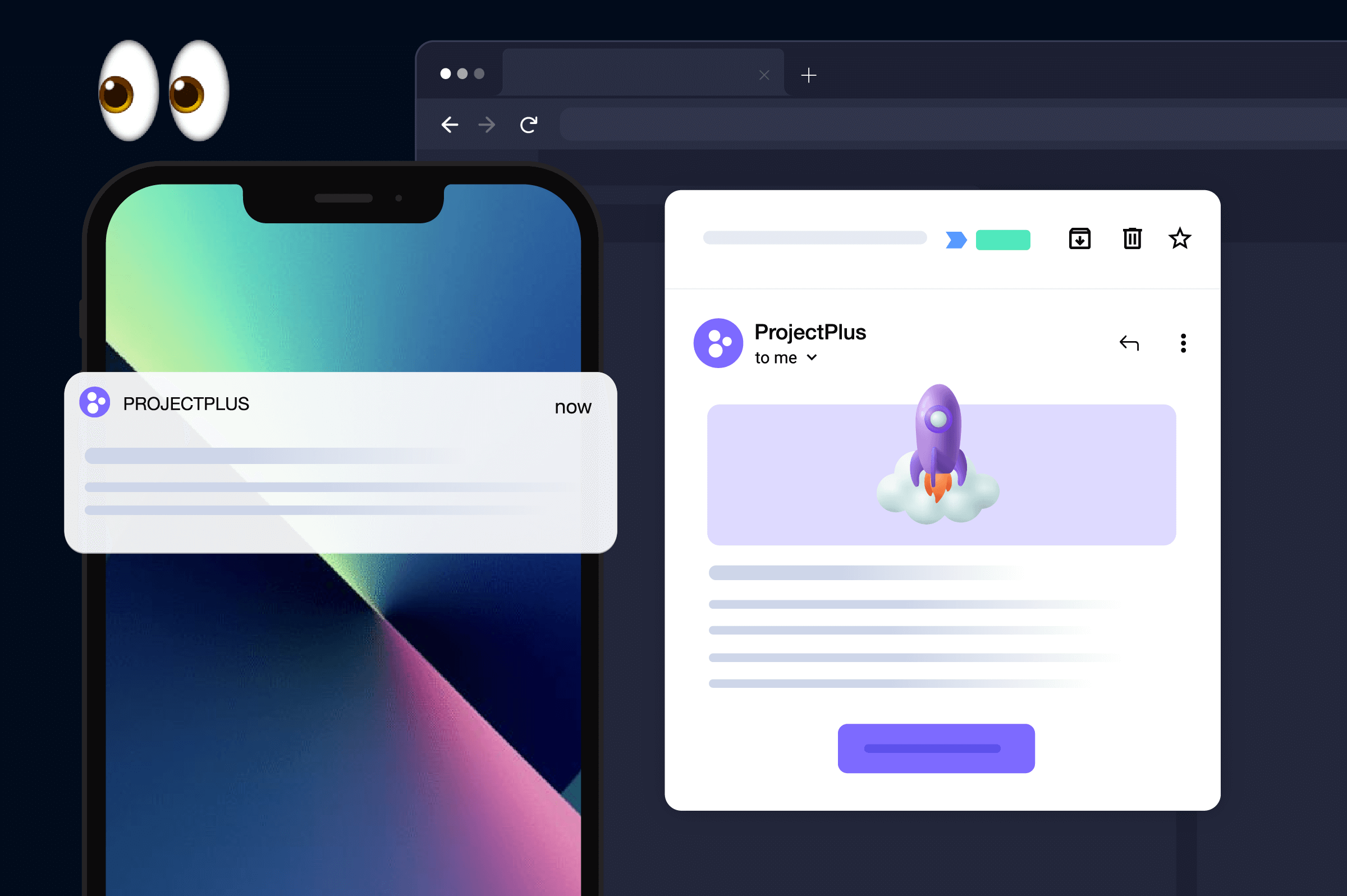 email and push notification writing