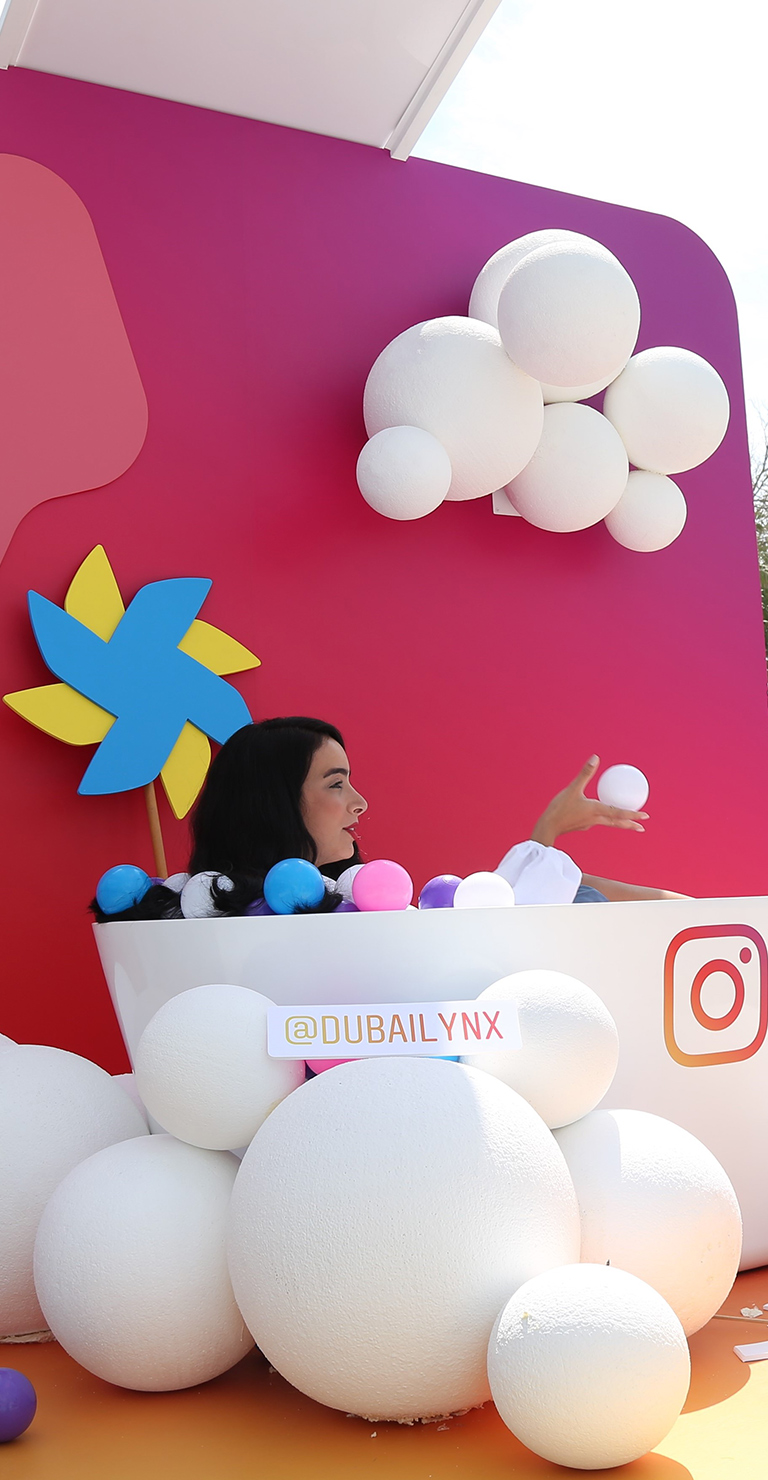 Evening view of Dubai Outsource City from afar