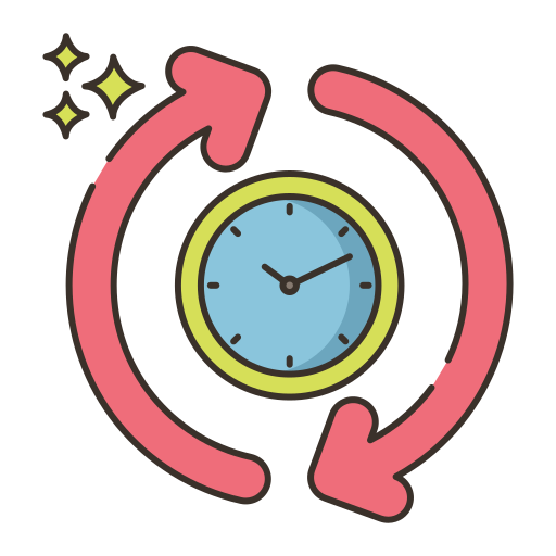 Icon indicating a repetitive process