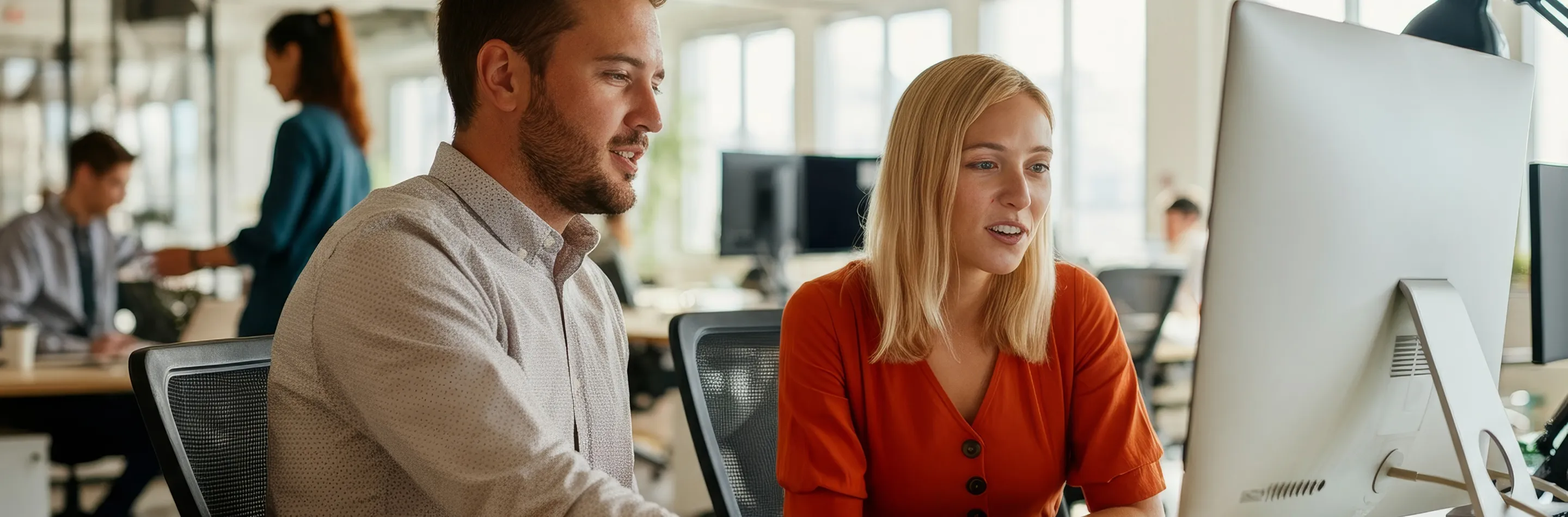 Team members using cyber security platform and happy their protected