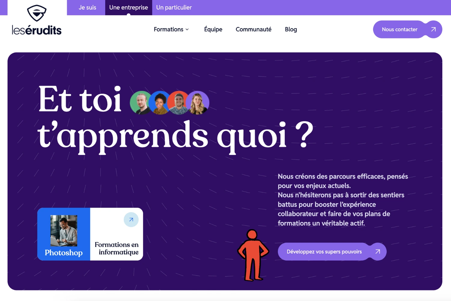 communauté les érudits formation